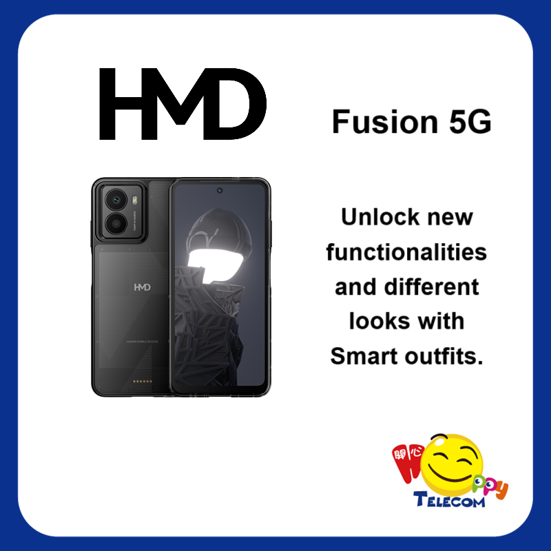 HMD Fusion 5G Smartphone - Powerful 8GB RAM & 256GB Storage, Sleek Black, Fast Performance, Stunning Display ราคา 12,861 บาท*ส่งฟรี