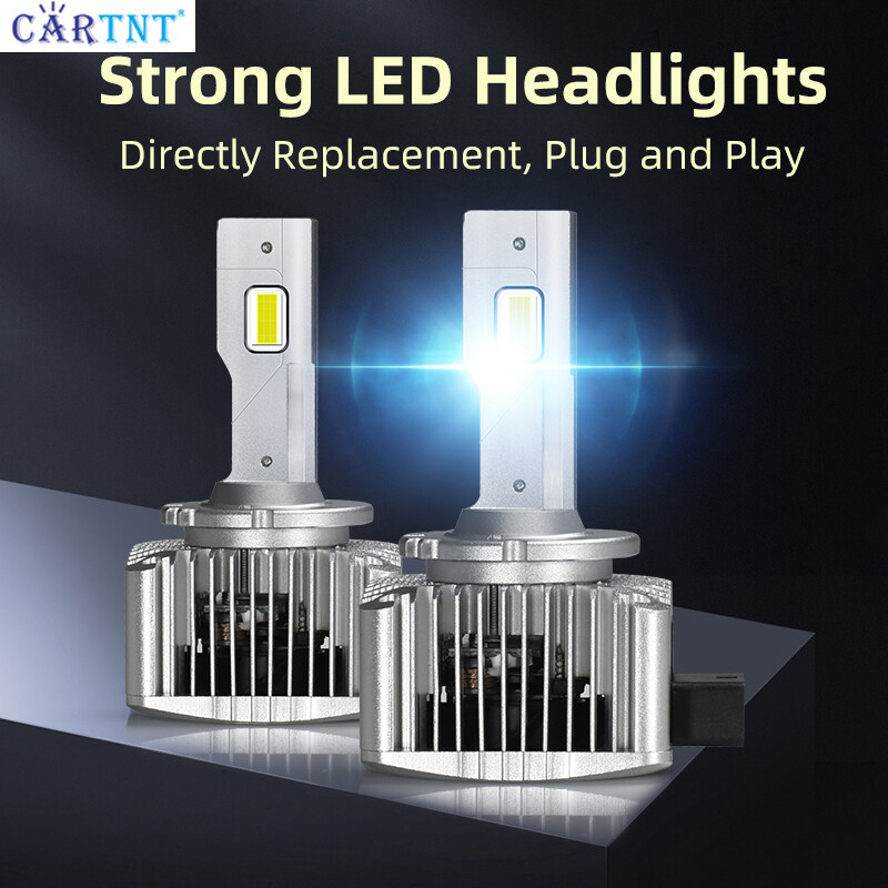 Cartnt 1 cặp CANBUS không có lỗi D2S D4S đèn LED D1S D3S bóng đèn LED d5s