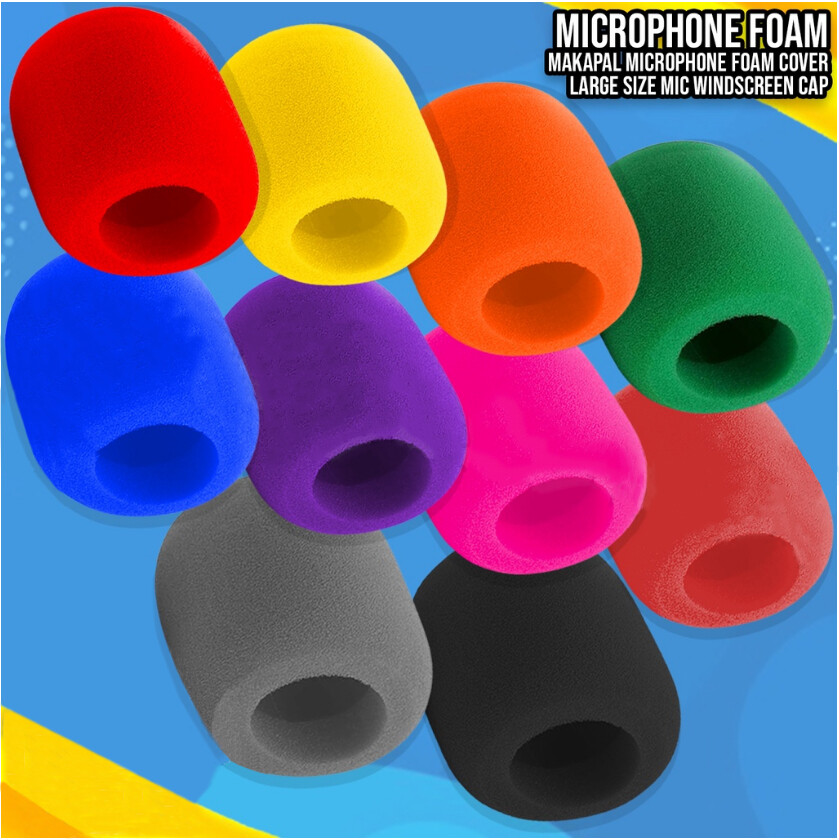 ที่หุ้มไมโครโฟนโฟมไมโครโฟนแบบพกพาอุปกรณ์เสริมสำหรับไมโครโฟนบนเวที G-MARK แบบโฟม/แหวนป้องกัน ราคา  7 บาท*ส่งฟรี