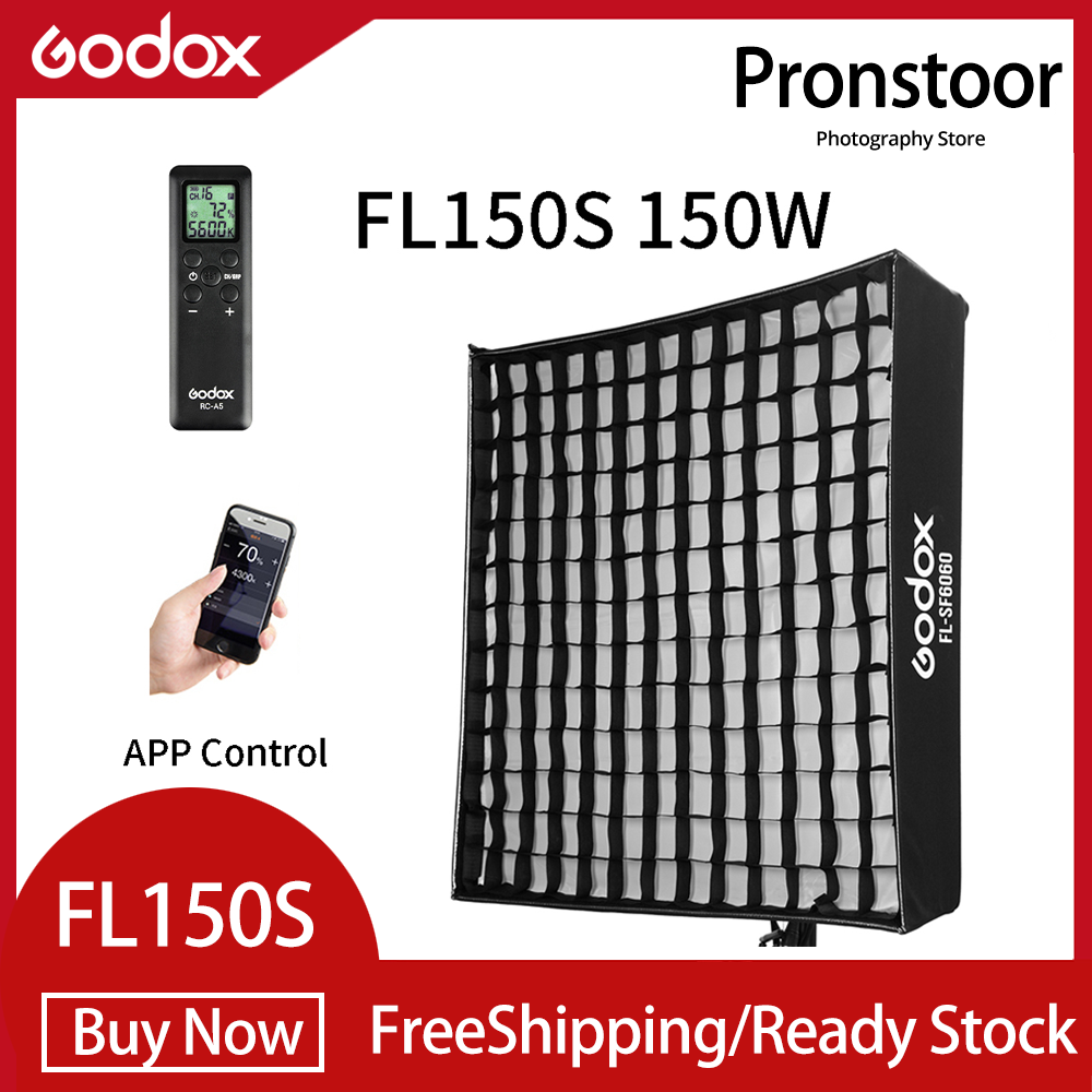 Godox FL150S 150W Flexible LED Video Light Rollable Cloth Lamp with Honeycomb Grid Softbox + Controller + Remote Control and APP ราคา 12,252 บาท*ส่งฟรี