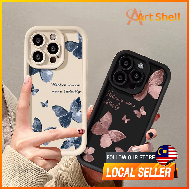Butterfly Phone Case For Iphone Silicone Protective Cover_voghion.com