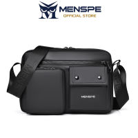 MENSPE Mens Shoulder Bag Fashion Messenger Bag Travel Bag Business Bag Large Capacity Cross Body Bag Waterproof Lightweight Casual Bag Leisure Sport Street Bag for College Student
