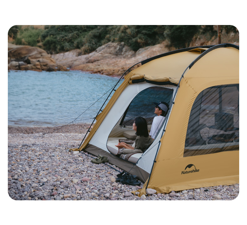 Naturehike outdoor camping dune 10.9 tent one bedroom one living room large space 4-6 person family tent · v35