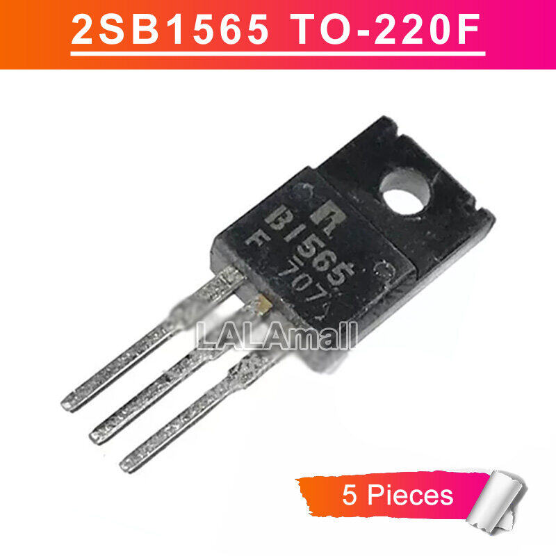 5 chiếc bóng bán dẫn điện pnp b1565 to220f 2sb1565 bi565 to-220f -60v/-3a ic chính hãng mới