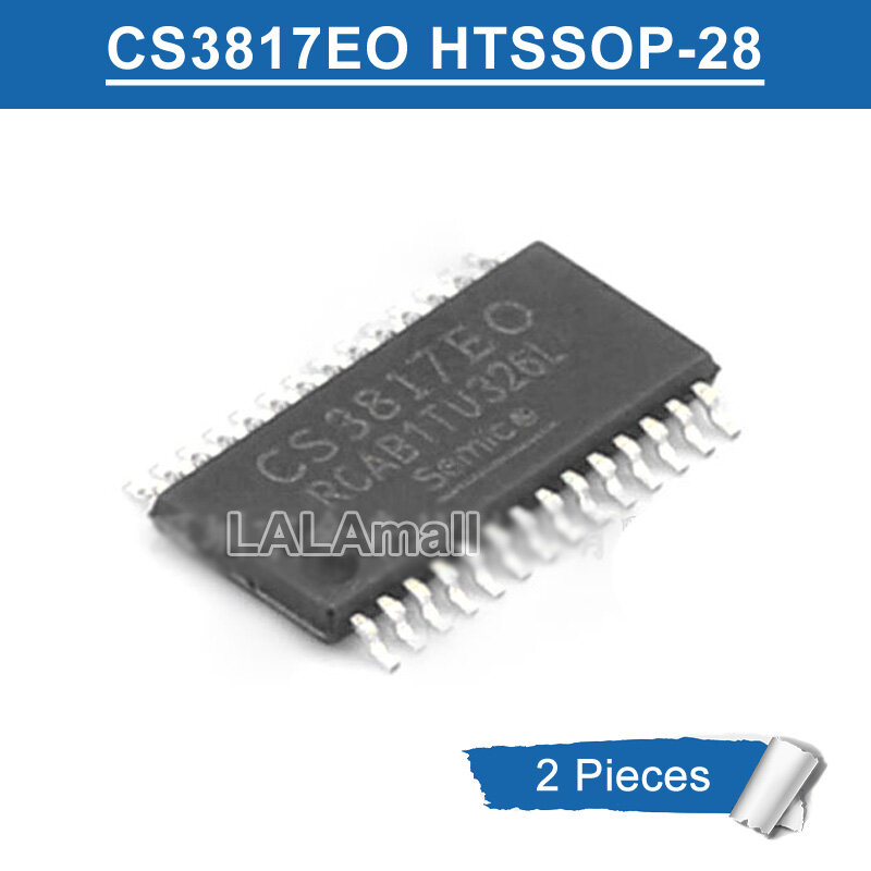 2 chiếc chip khuếch đại công suất âm thanh stereo class-d cs3817beo htssop-28 cs 3817 eo beo htssop28 smd 15w ic nguyên bản mới