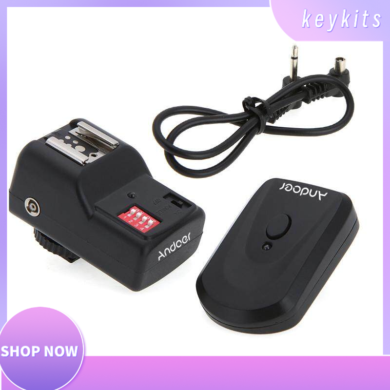 Andoer 16 Channels Radio Wireless Remote Speedlite Flash Trigger Universal