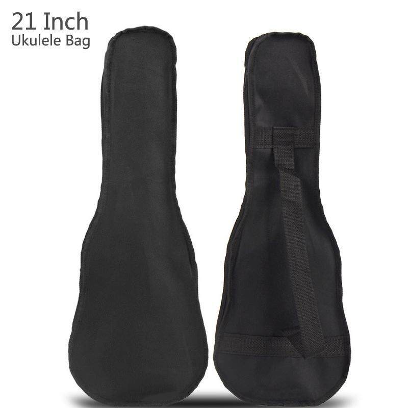 21 Inch Black Portable Ukulele Bag Soft Case Monolayer Bag Single Shoulder Backpack Padded Malaysia