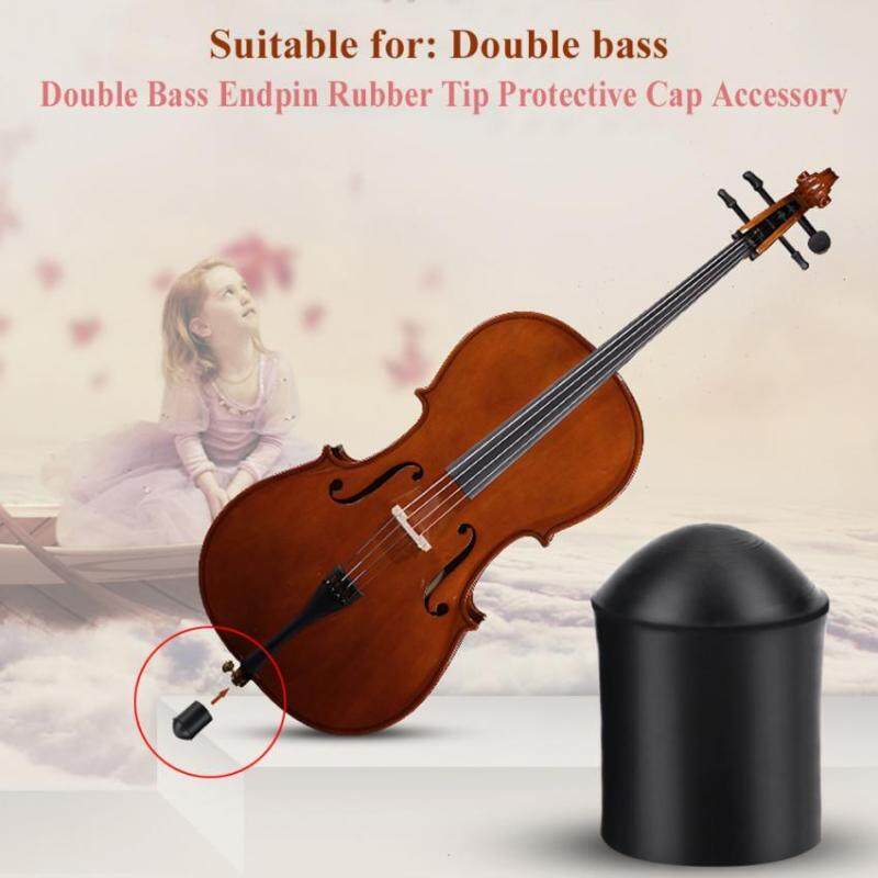 2pcs Double Bass Endpin Rubber Tip Stopper Black Protector End Cap Accessory Malaysia