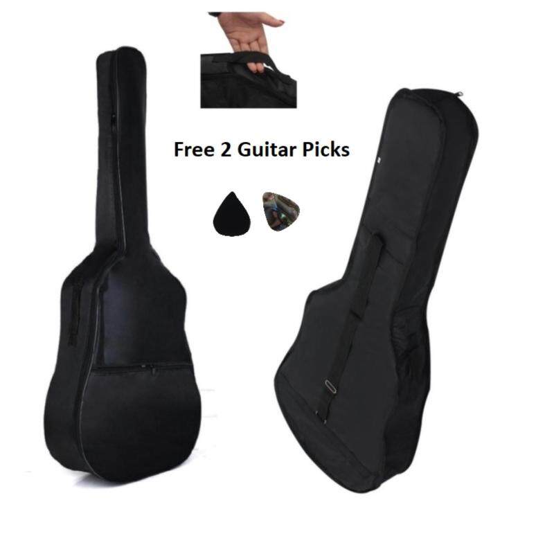 38 Inch Water Proof Guitar Bag with Pocket and Shoulder Backpack Free 2 Guitar Picks Malaysia