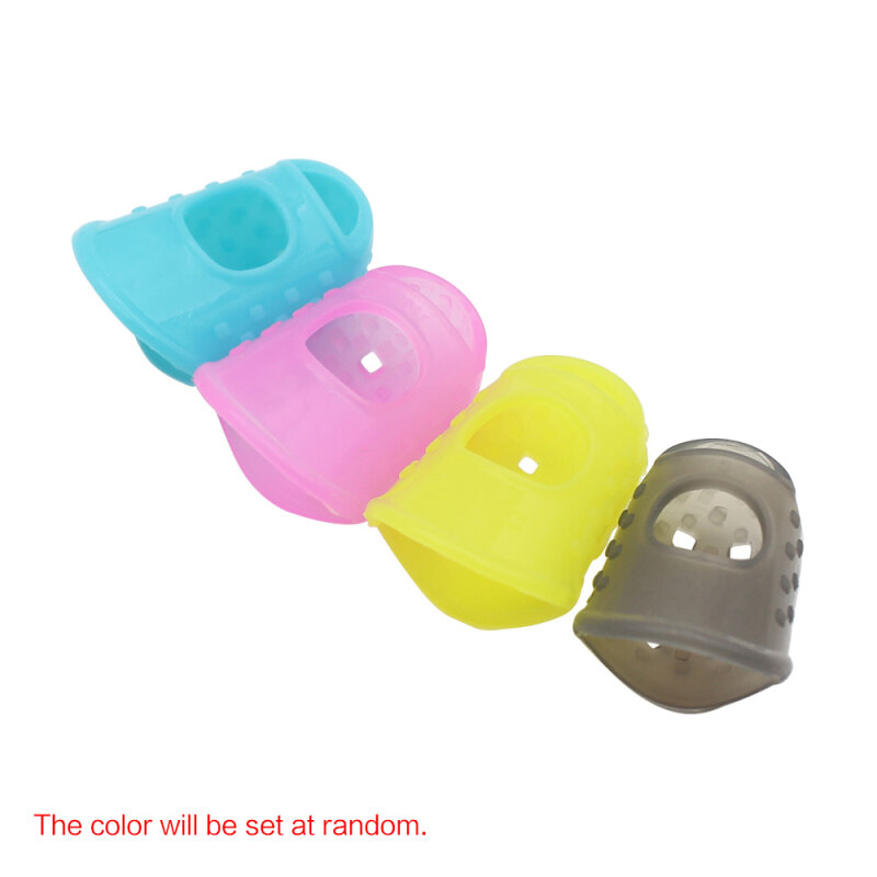 4 in 1 Flexible Fingertip Protectors Silicone Finger Guards Fingertip for Guitar Ukulele Bass Malaysia