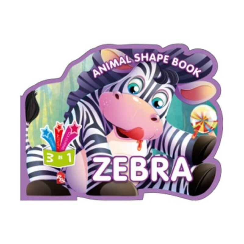 Animal Shape Book - Zebra (PTS Edar) (C197) Malaysia