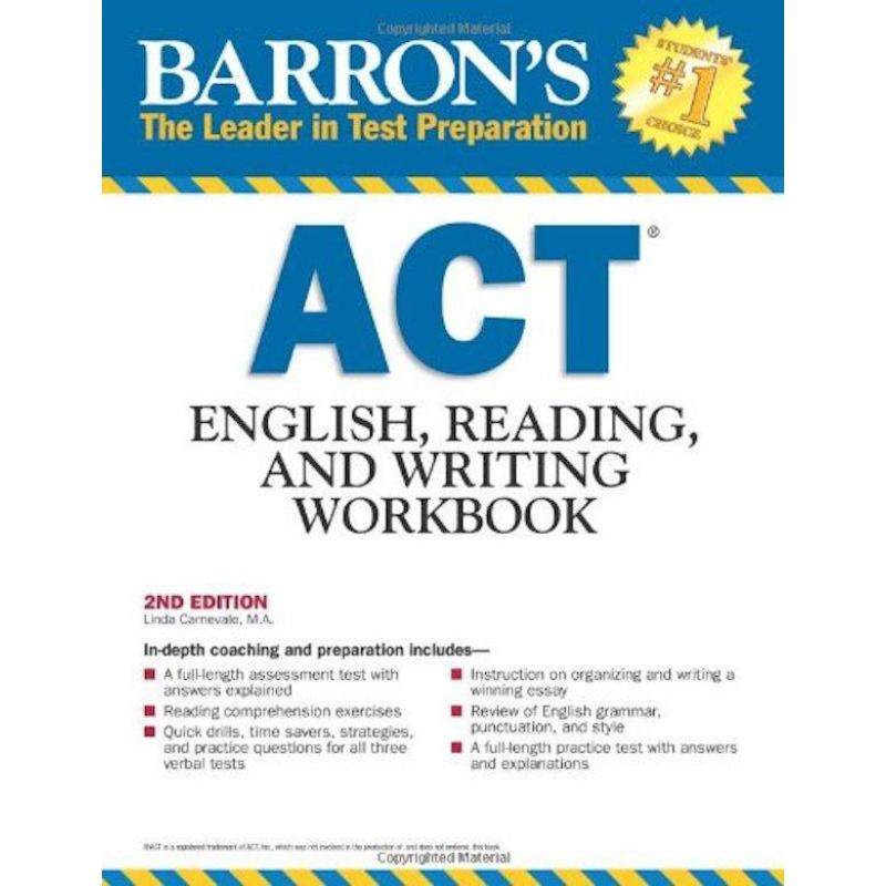 Barron\\s ACT English, Reading and Writing Workbook, 2nd Edition Malaysia