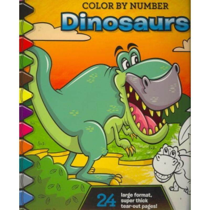 Dinosaurs Color by Number 699284100645 Malaysia