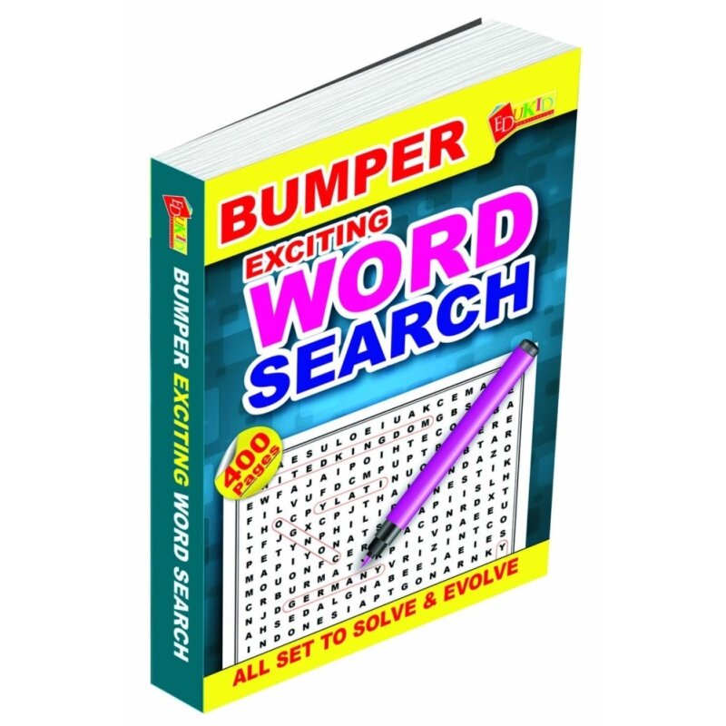 Edukid Publication Bumper Word Search Exciting Malaysia