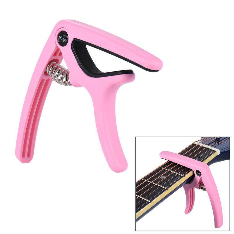eno EGC3 Lightweight Quick Change Capo Clamp Plastic Steel for Acoustic Classical Folk Electric Guitar Bass Pink Malaysia