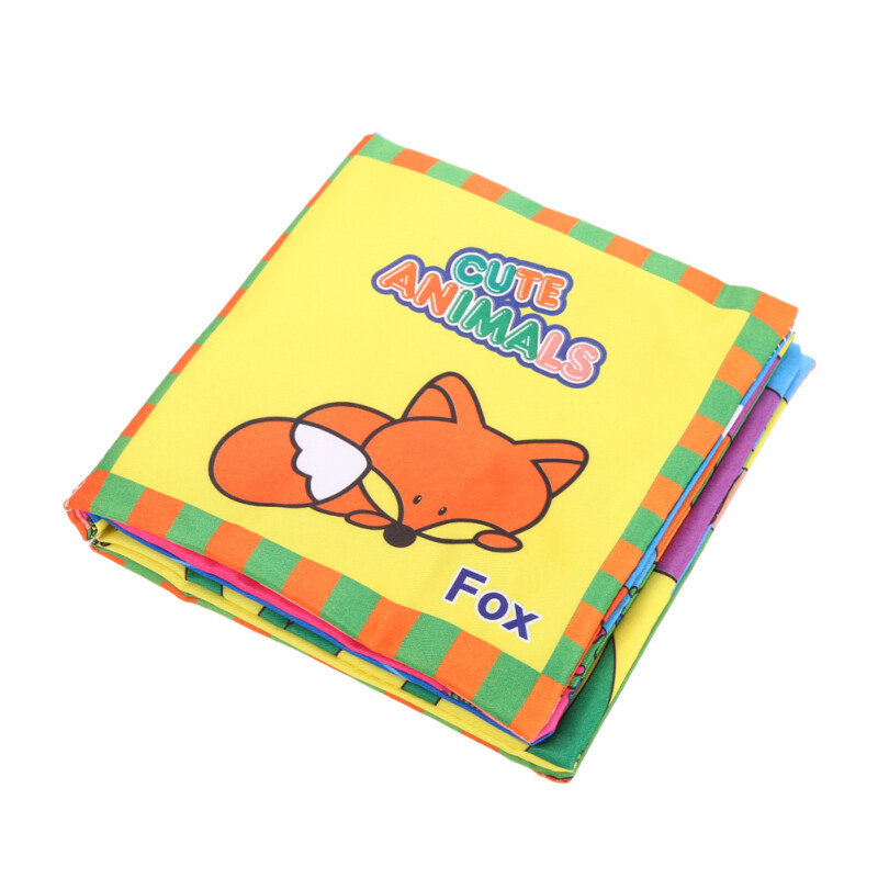 Large Cloth Book Baby  Educational Cartoon Soft Book Toy (Animal) Malaysia