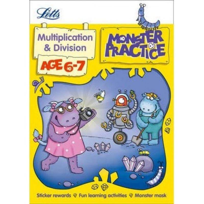 Letts Monster Practice: Multiplication and Division (Age 6-7) 9781844197545 Malaysia