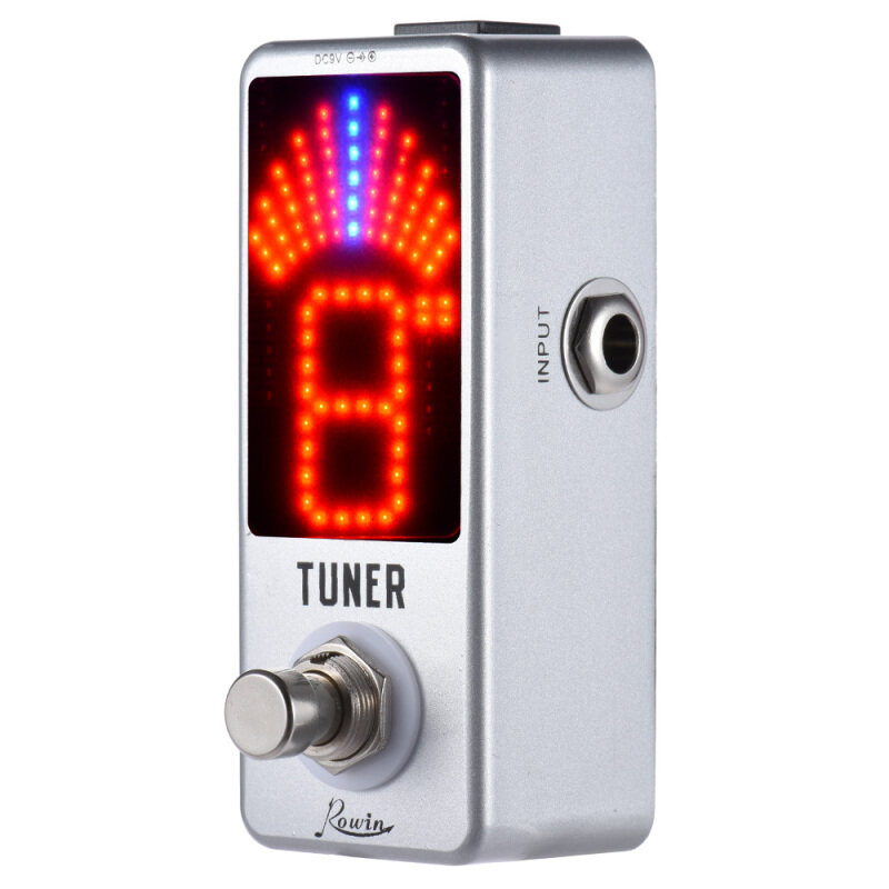 Mini Chromatic Tuner Pedal Effect LED Display True Bypass for Guitar Bass Malaysia