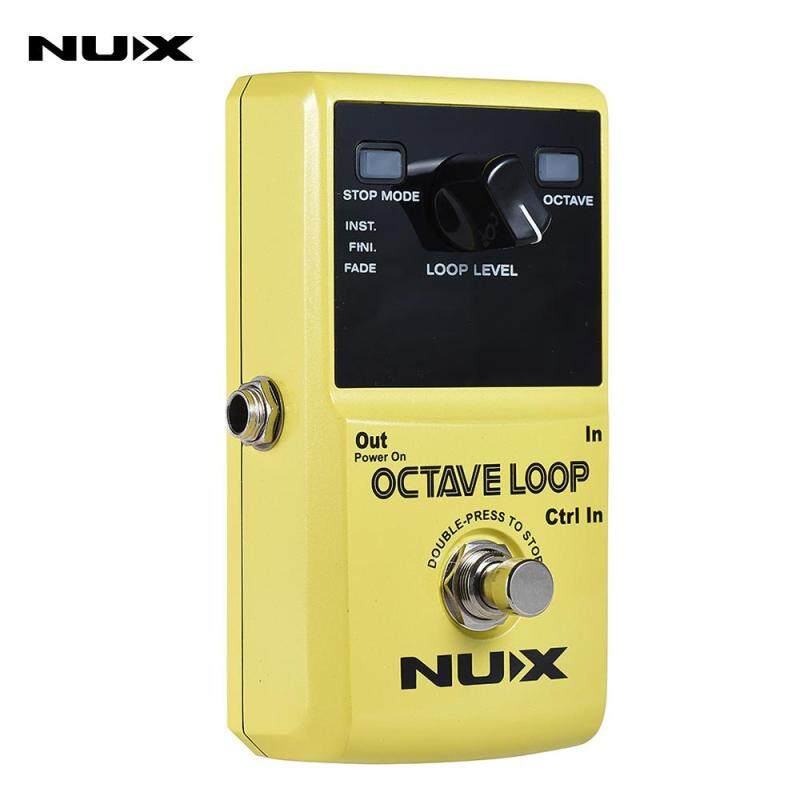 NUX OCTAVE LOOP Guitar Loop Pedal Looper 5 Minutes Recording Time with Built-in -1 Octave Effect Malaysia