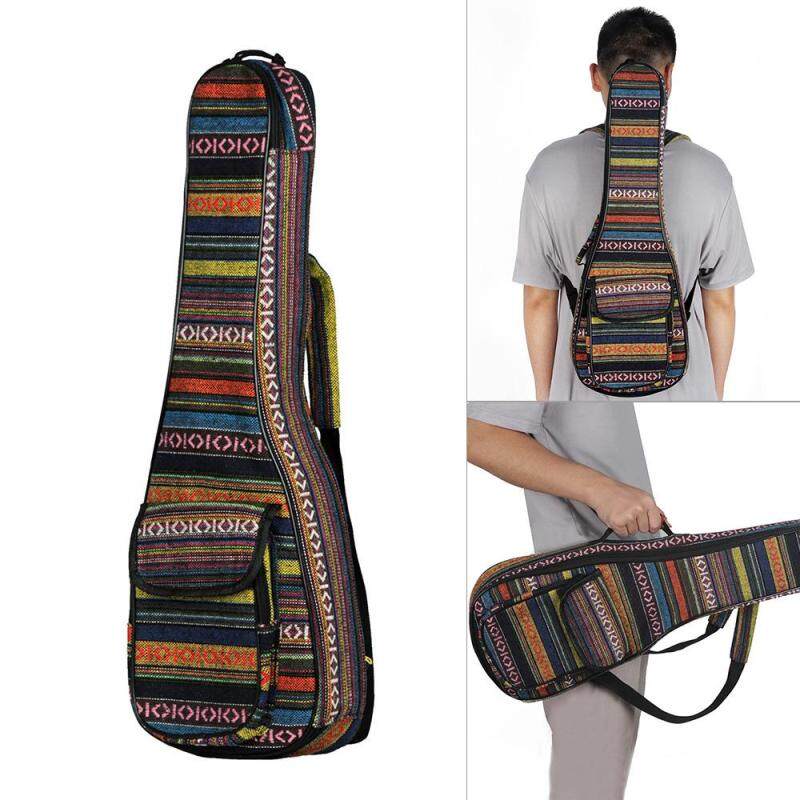 Special National Style 23 Ukelele Ukulele Uke Bag Backpack Case 6mm Cotton Padding Durable Colorful with Adjustable Shoulder Strap for Concert Ukeleles Malaysia