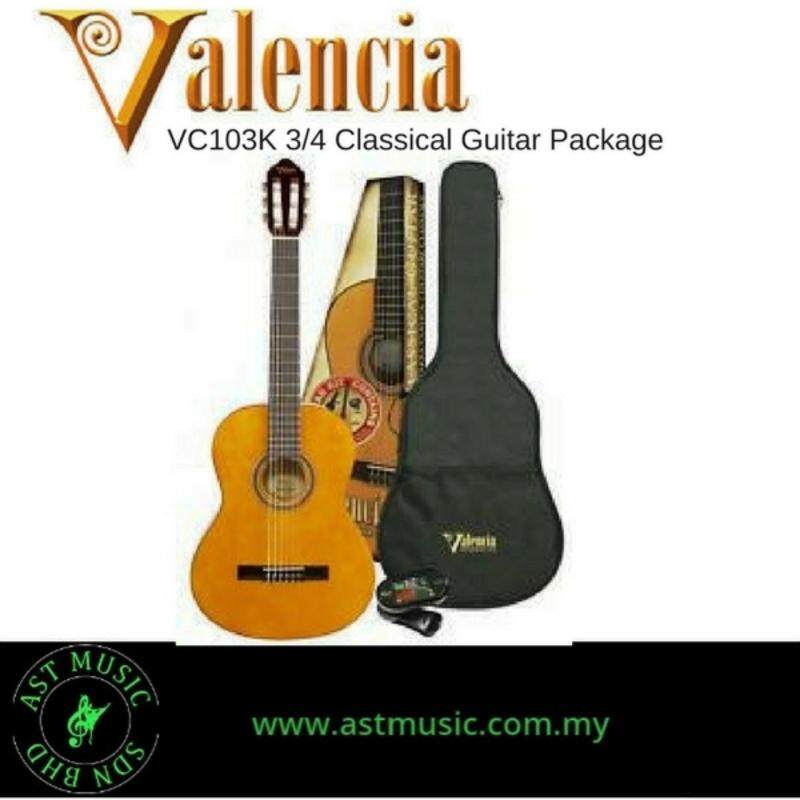 Valencia VC103K 3/4 Classical Guitar with bag Malaysia