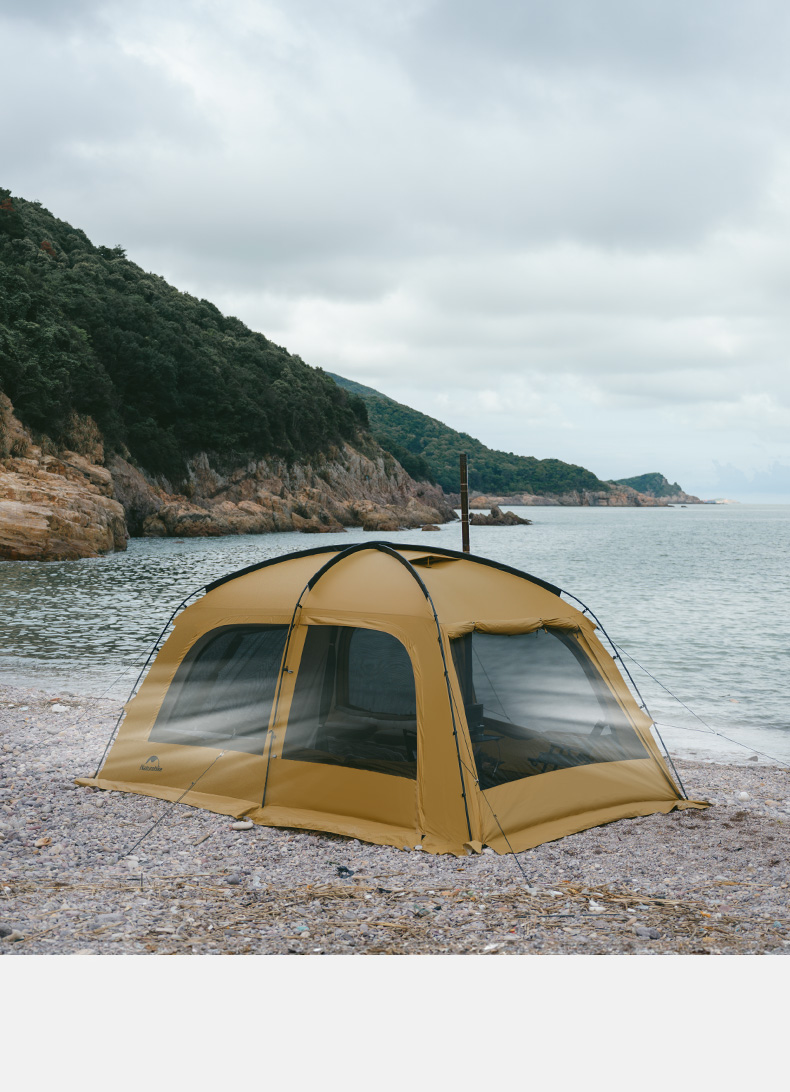 Naturehike outdoor camping dune 10.9 tent one bedroom one living room large space 4-6 person family tent · v35