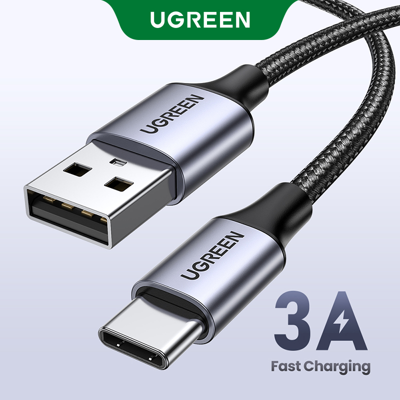 UGREEN Nylon 18W USB Type C Fast charging Cable for Samsung S26 Ultra S25 Ultra Ultra, Samsung S26 Ultra S25 Ultra，Samsung S26 Ultra S25 Ultra iPhone 15 Pro Max iPhone 16 Pro Max iPhone 17 Pro Max