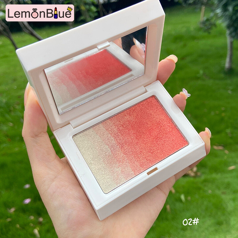 Gambar LemonBlue Highlighter Palette Face Contour Bronzer Make Up Blusher Professional Highlighter Palette Bronzer for Women Face Contour Bronzer Make Up Blusher Professional Blush Shading Cosmetics
