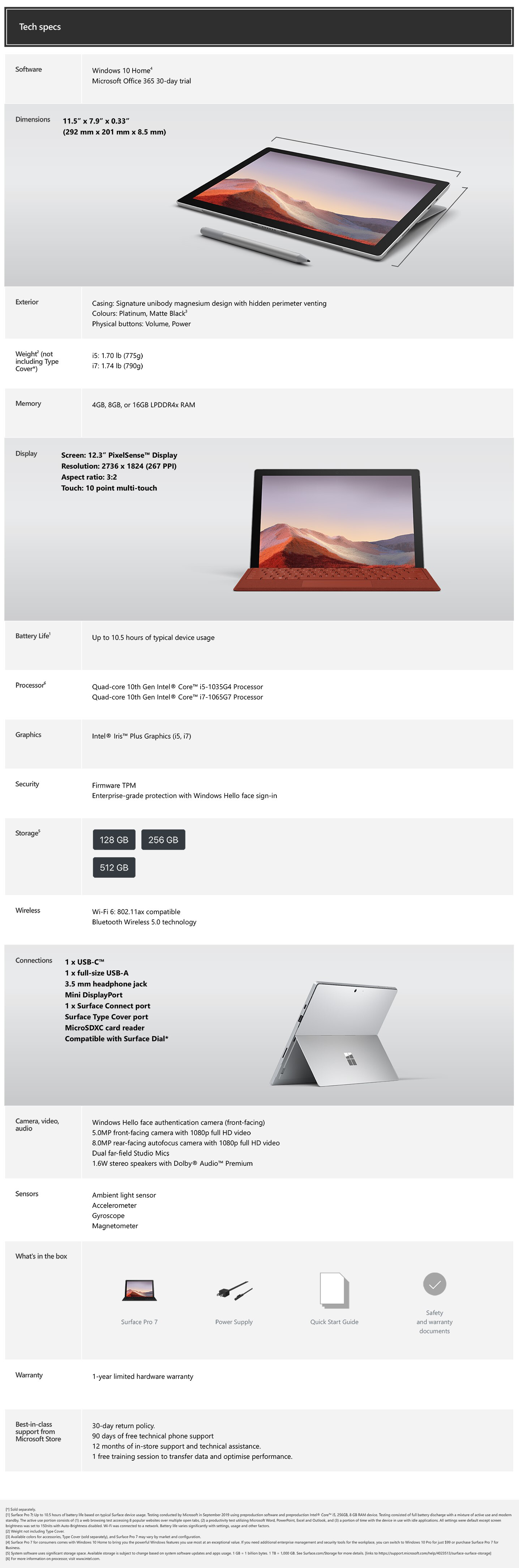 Microsoft Surface Pro 7 Intel Core I5 1035g4 Processor 8gb Ram 256gb Ssd Display 12 3 Platinum Buy Online At Best Prices In Bangladesh Daraz Com