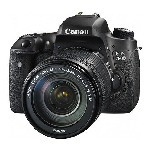 Canon EOS 760D Digital SLR Camera with 18-55mm STM / 18-135mm STM Lens ราคา 28,149 บาท*ส่งฟรี