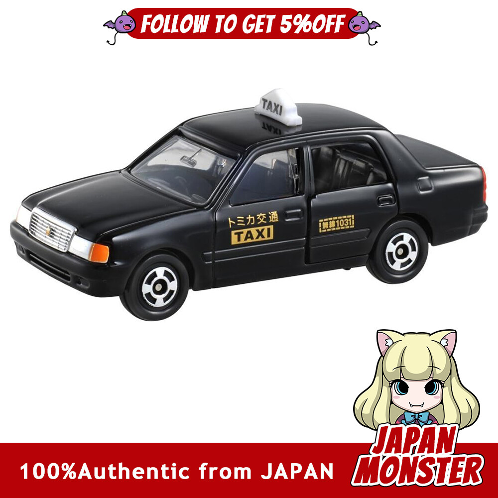 Takara Tomy Tomica No.051 Toyota Crown Comfort Taxi Box Mini Car Toy Black