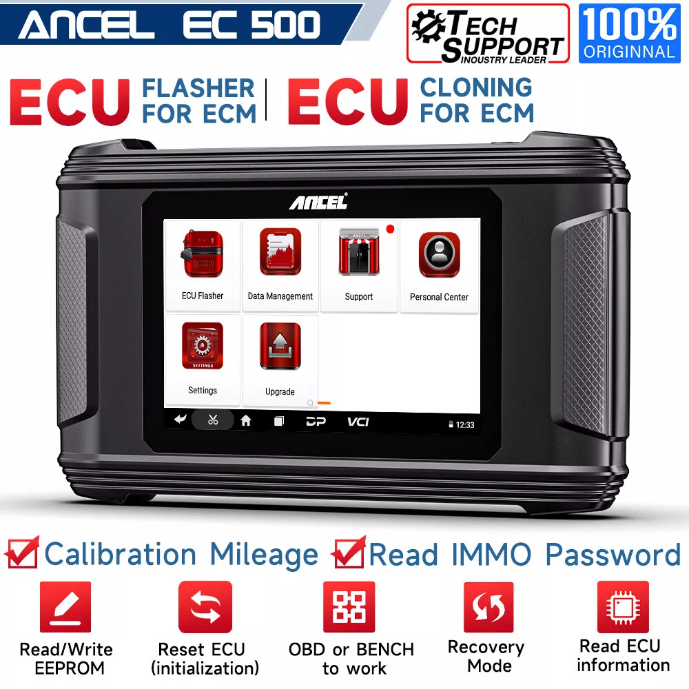 ANCEL EC500 Automotive 12V Car ECM ECU Flashing Cloning Reset Initialization Scanner ราคา 32,870 บาท*ส่งฟรี