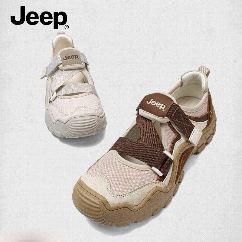 Jeep spirit mary jane Outdoor sports new breathable thick soled hiking women's shoes ราคา 4,117 บาท*ส่งฟรี