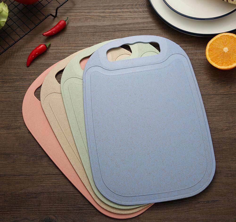 Gambar Chopping Board Wheat Straw Kitchen Tools Cutting Board