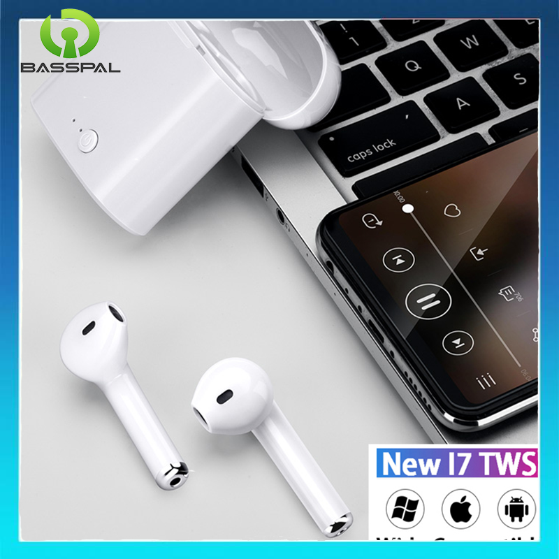 For i7s TWS Wireless Headphones Stereo Earbud Bluetooth Earphone For