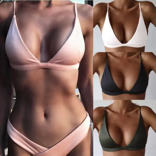 bandeau push up bikini top