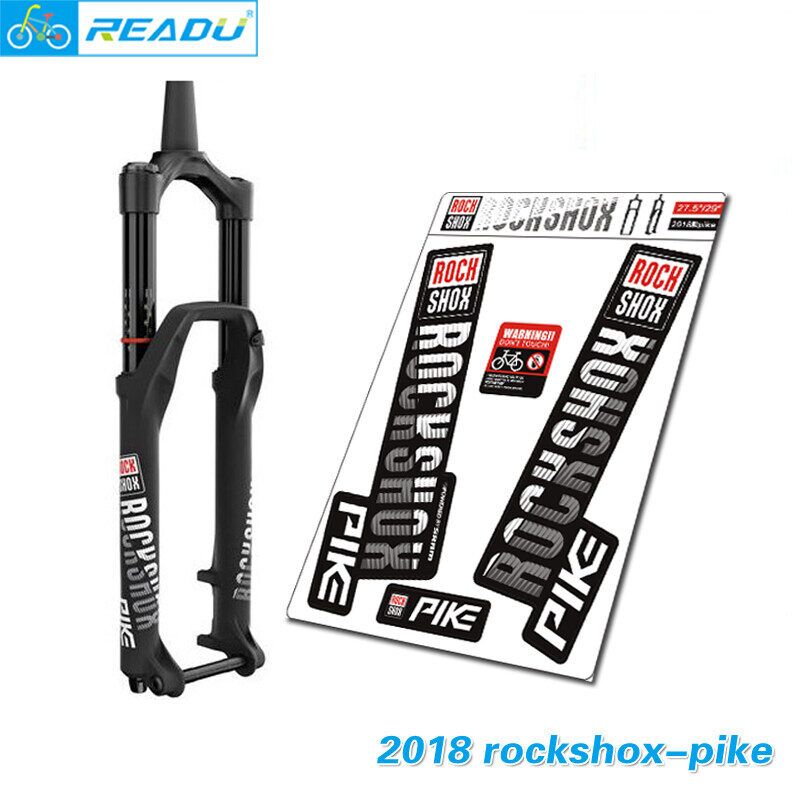 ROCKSHOX 2018 Miếng Dán Phía Trước Xe Đạp Leo Núi Xe Đạp Leo Núi Hi, 27.5er 29er Đề Can Thay Thế Ngã Ba Rockshox