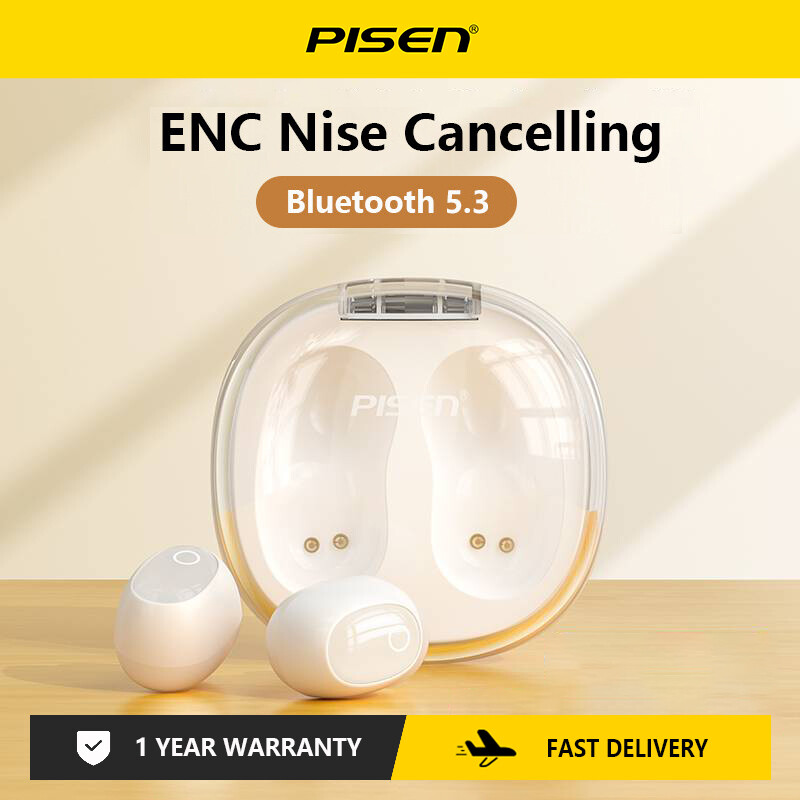 Pisen tai nghe tws tai nghe bluetooth v5.3 tai nghe không dây sport tai nghe chống thấm nước không dây hoàn toàn mini cho điện thoại di động