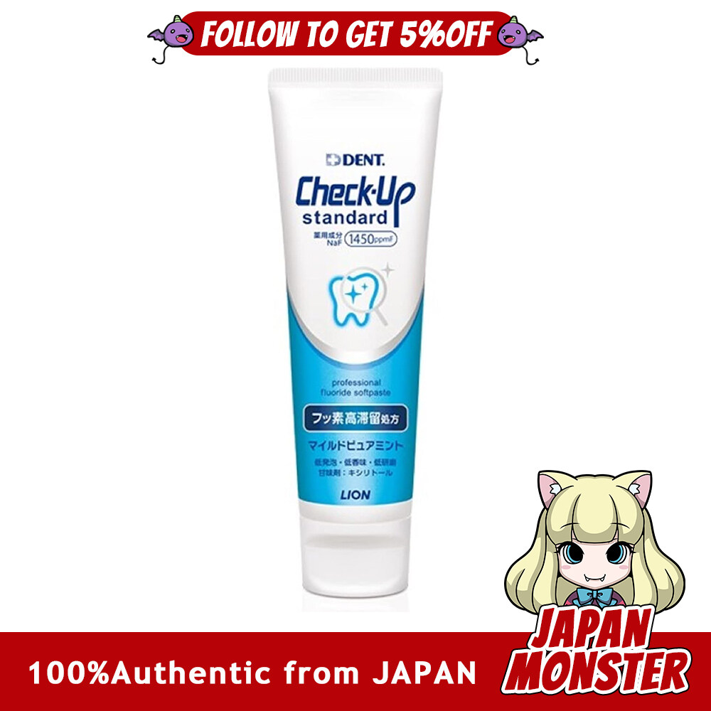 Lion Dent Check-up Standard Dental Paste 1450F 135g Mild Pure Mint Japan