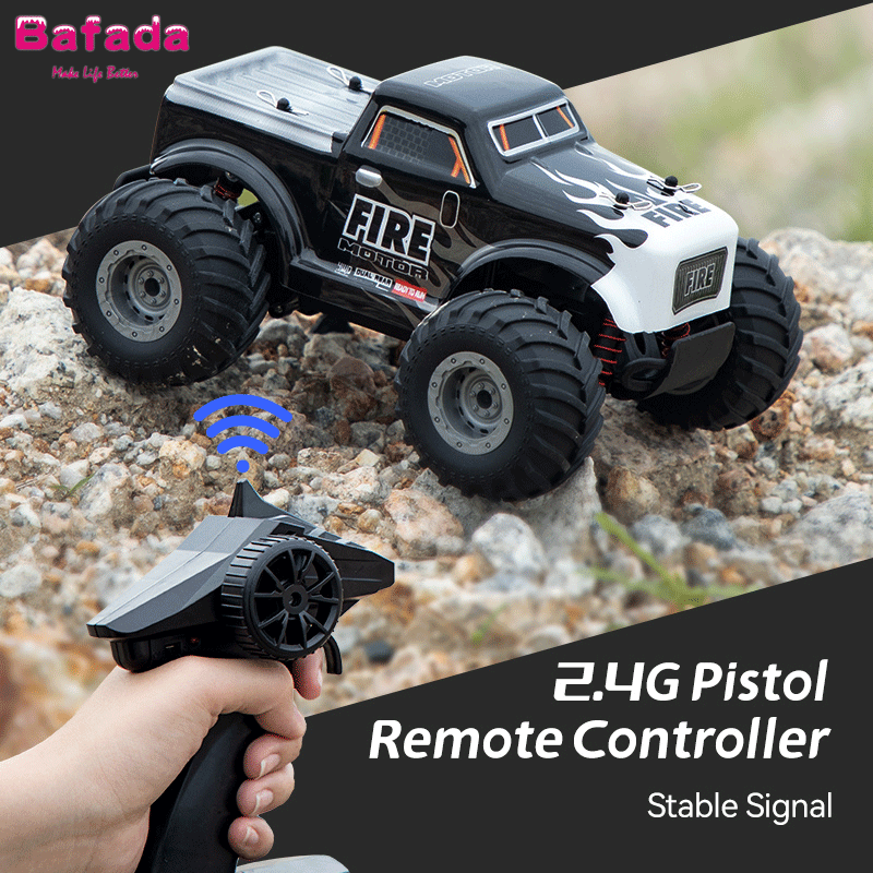 Bafada Xe Địa Hình 4WD RC2.4G Xe Điều Khiển Từ Xa Bốn Bánh Chạy Điện Leo Núi Và Trôi Dạt Tốc Độ Cao Ô Tô Điều Khiển Từ Xa Bằng Radio Xe Tải Điều Khiển Địa Hình Xe Buggy Đồ Chơi Bé Trai Cho Trẻ Em