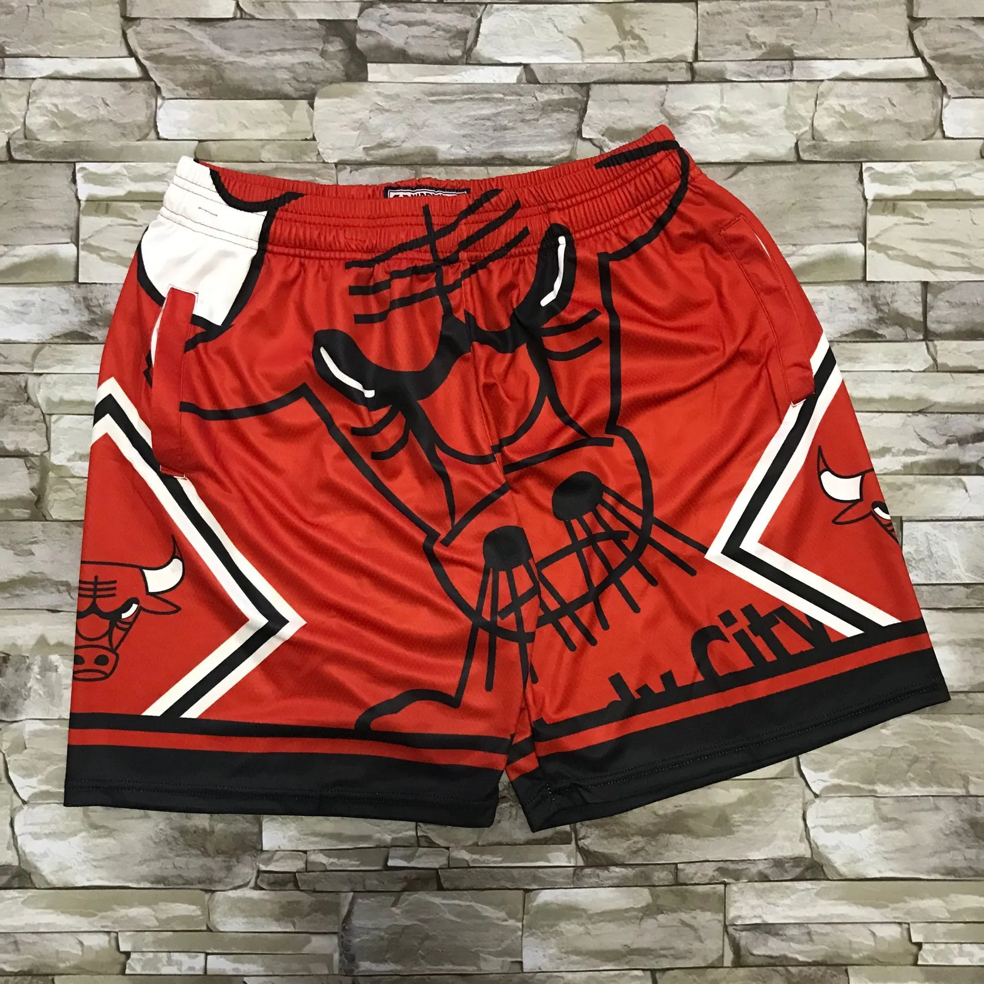 mitchell and ness authentic bulls shorts