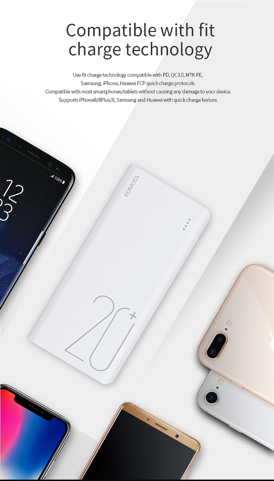 ROMOSS Sense 6+ Power Bank 20000mAh With PD 3.0 Two Way Fast Charging 18 10aa20af7a02a0d3d157b4e3bfe9650e