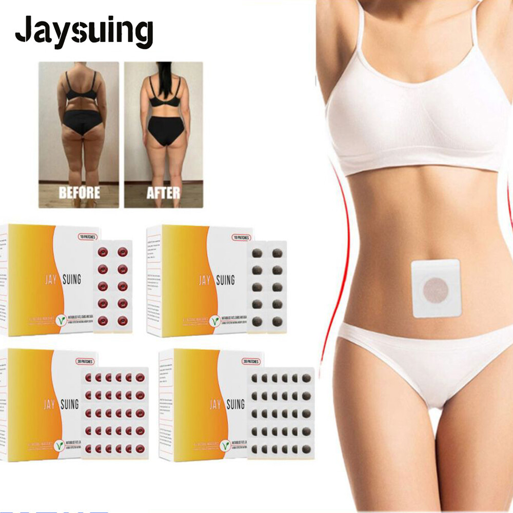 Jaysuing miếng dán giảm béo miếng dán dây rốn giảm béo từ tính y học trung quốc miếng dán giảm béo 10/30 miếng giảm cân và giảm mỡ