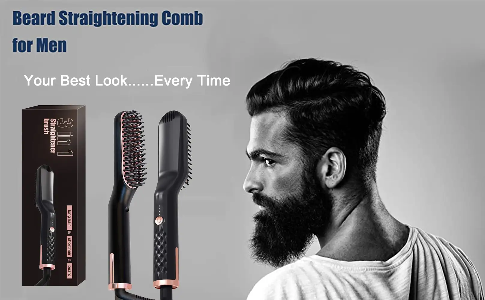 beard straightening kit