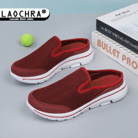 LAOCHRA Sneakers for Men Women Korean Style Lightweight Casual Shoes Mens Half Slippers Walking Shoes Plus Size 35-46 Couple Half Shoes
