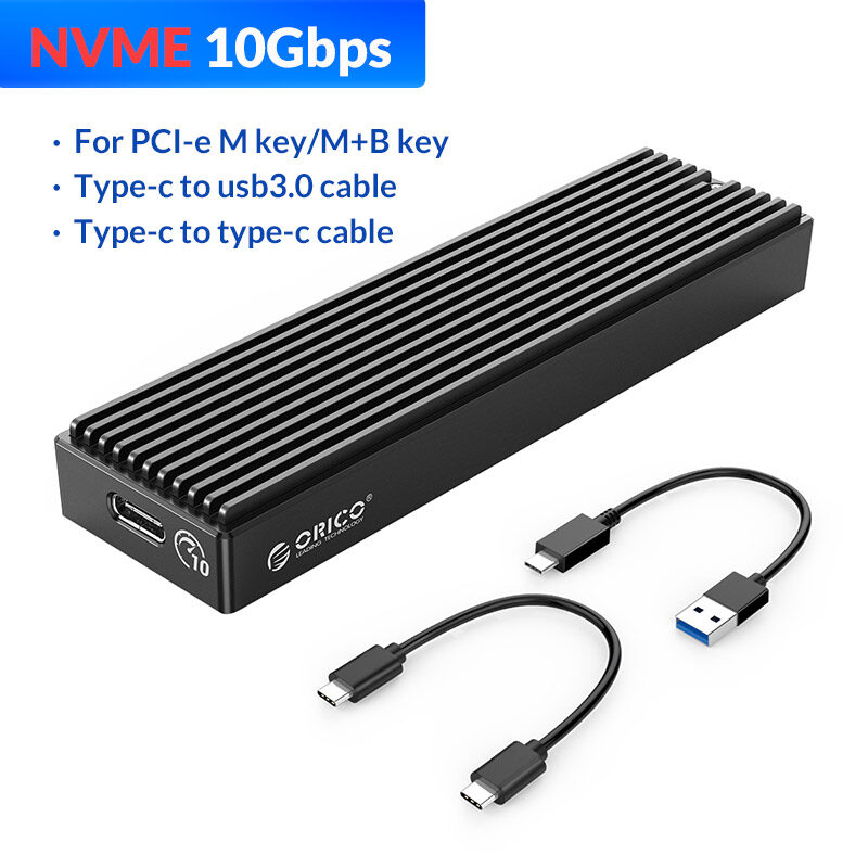 Orico M.2 Nvme 10Gbps Bao Vây USB C Gen2 10Gbps PCIe SSD Trường Hợp Bao Vây Cho 2230/2242/2260/2280 