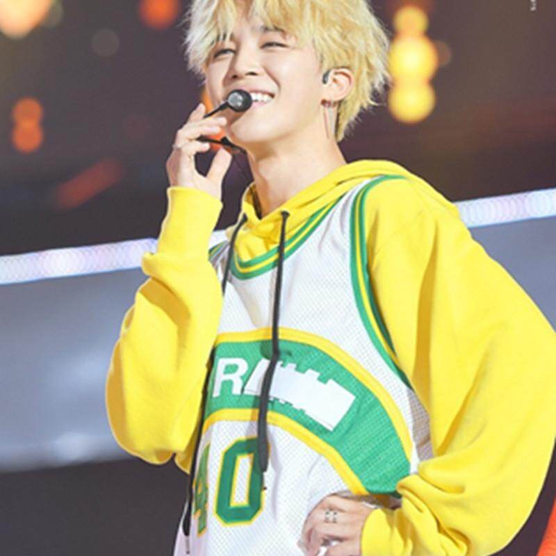 jimin yellow hoodie