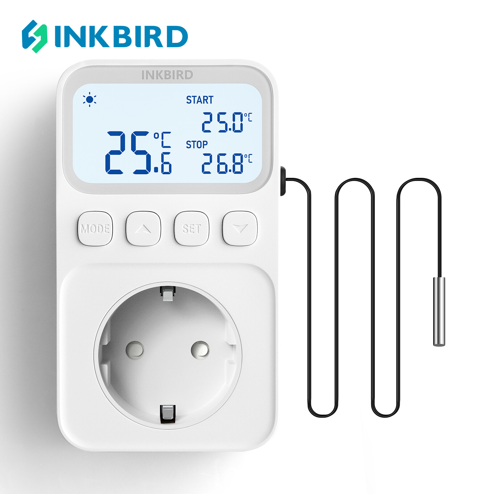 INKBIRD C216T Plug-in Digital Temperature Controller Programmable Thermostat Control Switch Intelligent Heating and Cooling with Timing and Alarm ราคา 663 บาท*ส่งฟรี