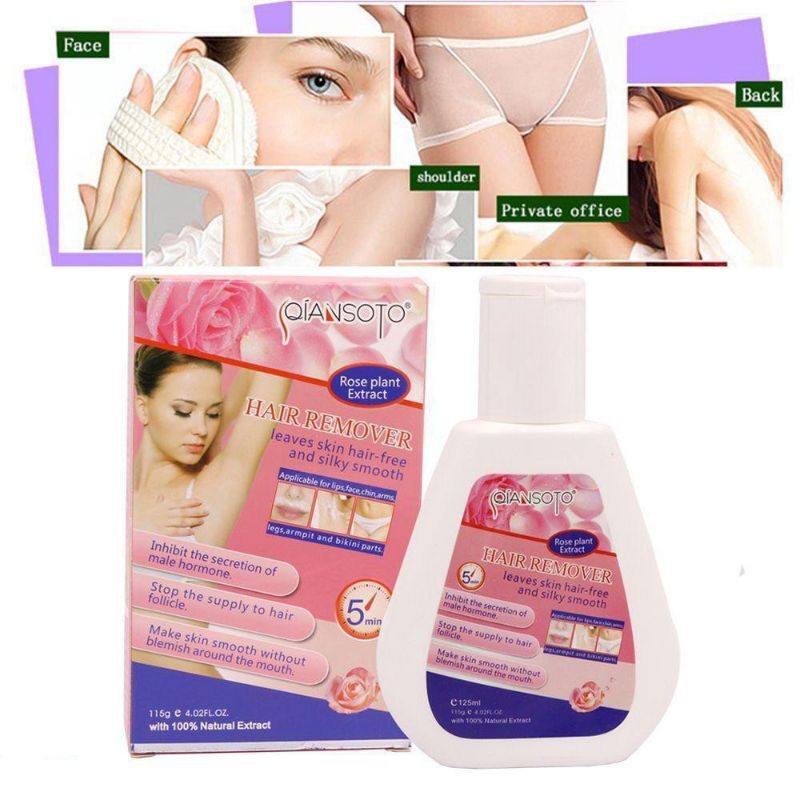QIANSOTO HAIR REMOVER CREAM ROSE PLANT EXTRACT PAINLESS HAIR REMOVAL |  Lazada