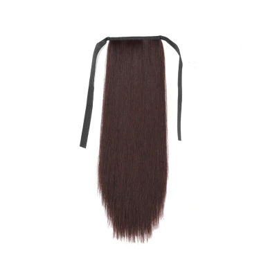45cm/60cm/75cm/85cm Fashion Women Long Straight Drawstring Synthetic Hair Clip In High Ponytail Extension Hairpiece (7)
